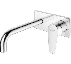 Monocomandament de lavabo encastat canella 22 cm